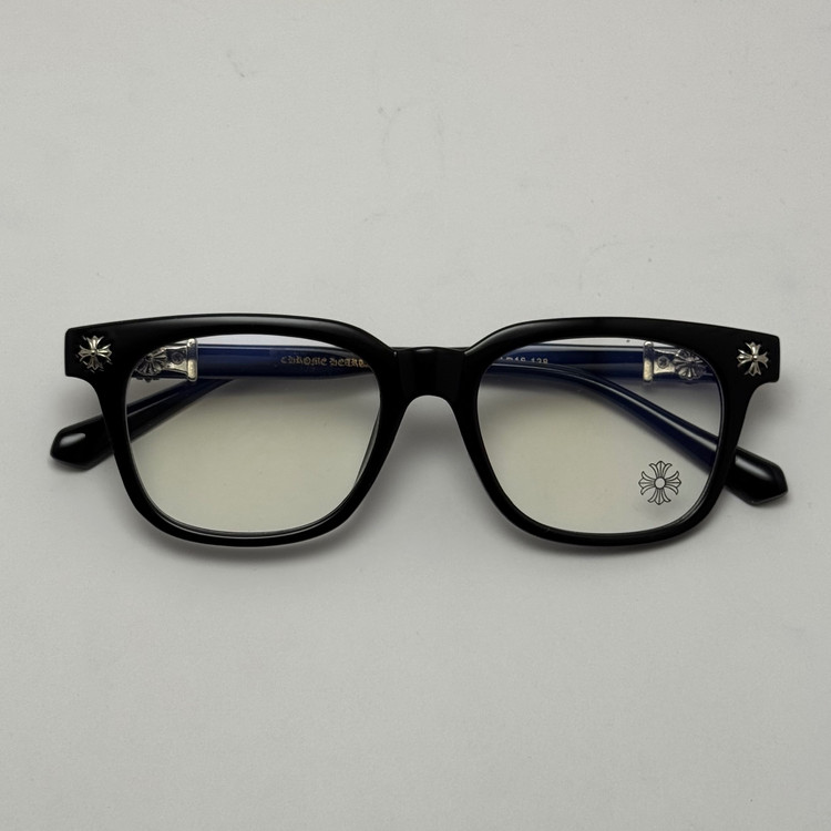 عینک بلوکات کروم هارتز مشکی نقره ای Chrome Hearts 2273 با پک کامل کروم هارتز - کیفیت مستر
