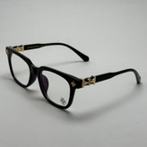 عینک بلوکات کروم هارتز مشکی طلایی Chrome Hearts 2273 با پک کامل کروم هارتز - کیفیت مستر