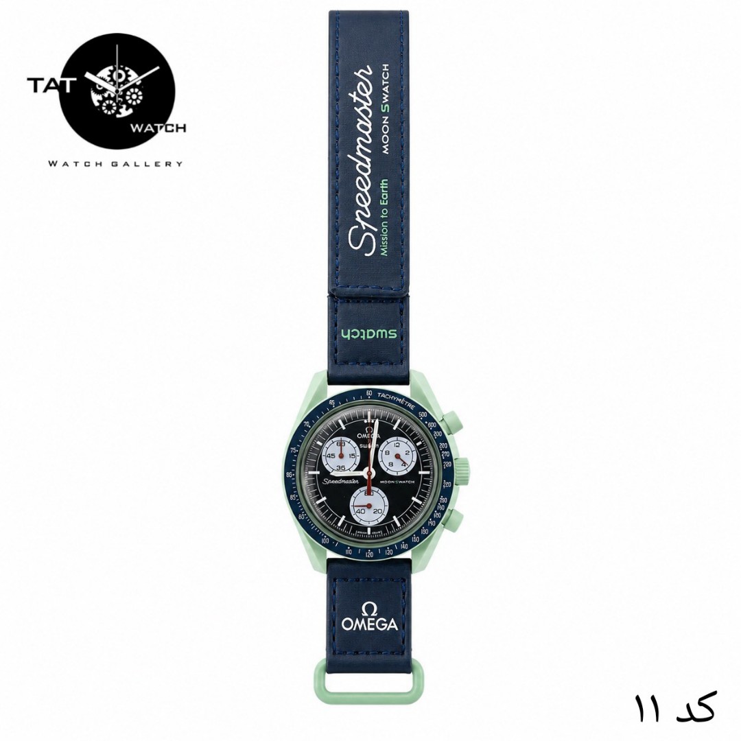ساعت مردانه زنانه امگا سواچ رنگبندی داخل محصول 3موتور فعال یکسال گارانتی جعبه ارسال رایگان omega swatch ساعت مچی