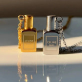 گردنبند عطر یار - ست دو نفره - یونیسکس زنانه و مردانه رنگ طلایی و نقره ای استیل رنگ ثابت (پس کرایه)