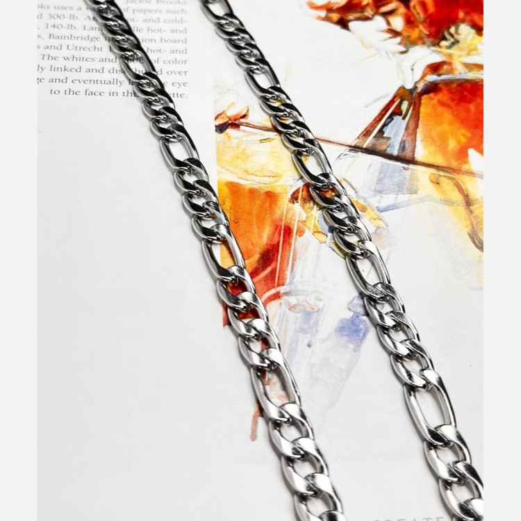 گردنبند مردانه مدل کارتیه Cartier جنس استیل عیار 316 رنگ ثابت کد ztk (پس کرایه)