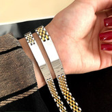 دستبند استیل زنانه طرح رولکس Rolex رنگ کاملا ثابت کد mh (پس کرایه)