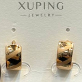 گوشواره ژوپینگ XUPING زنانه طرح حلقه خطی رنگ ثابت کد gy (پس کرایه)
