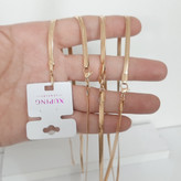 گردنبند ماری ژوپینگ کاملا رنگ ثابت با آبکاری طلا و استفاده مدام ورق بزنید لطفا