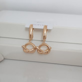گوشواره ژوپینگ کاملا رنگ ثابت با طلا مونمیزنه و مناسب استفاده مدام ورق بزنید لطفا