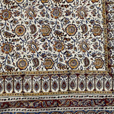 رومیزی6 نفره یا سفره قلمکار 8 نفره اعلا طرح ارغوان