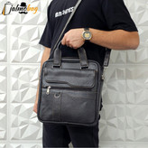 کیف اداری لپتاپی چرمی حلقه دار ایستاده کد 6022