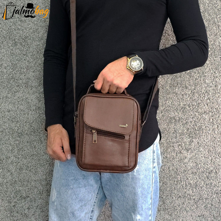 کیف دوشی چرمی اسپرت (بزرگ) کد 2060
