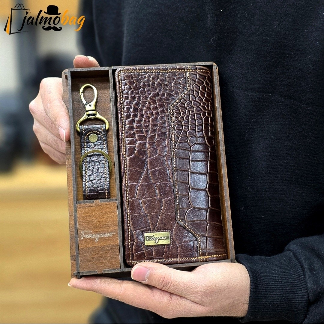 ست کادویی چرم طبیعی کد 3236