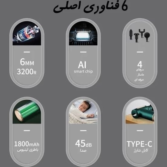 ماساژر مینی تفنگی حرفه ای/وارداتی/درجه یک یک /اقساطی