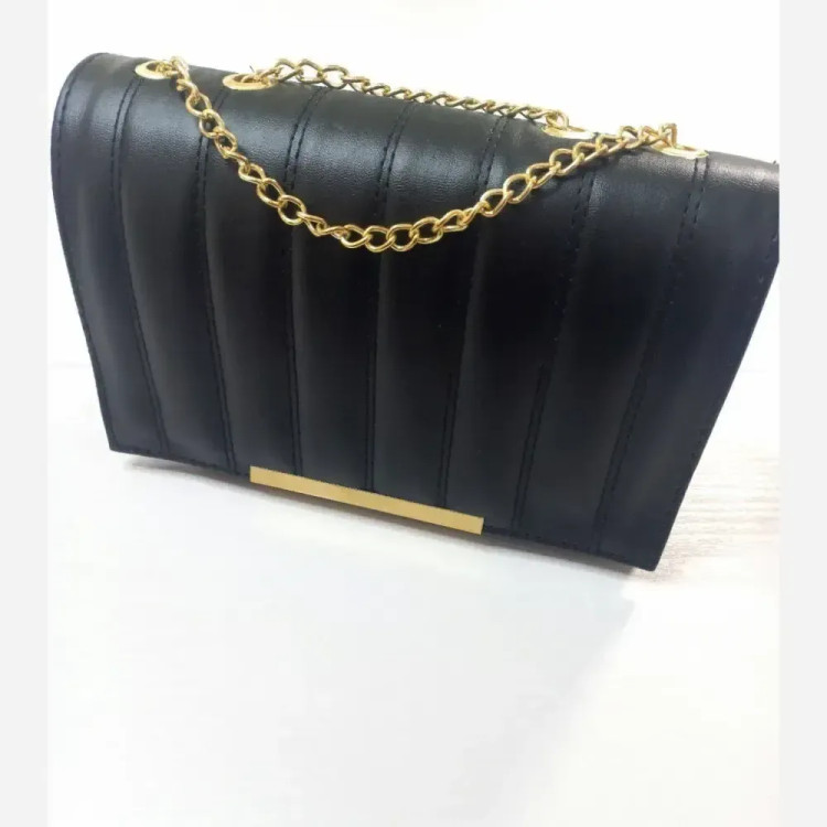 کیف لنسر چرم مشکی ابعاد 23 در 14 سانتیمتر (2)