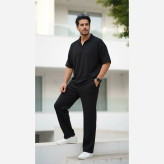 ست مردانه آراد جنس فتیله ای کبریتی در سه رنگ دودی مشکی کرم سایز فری