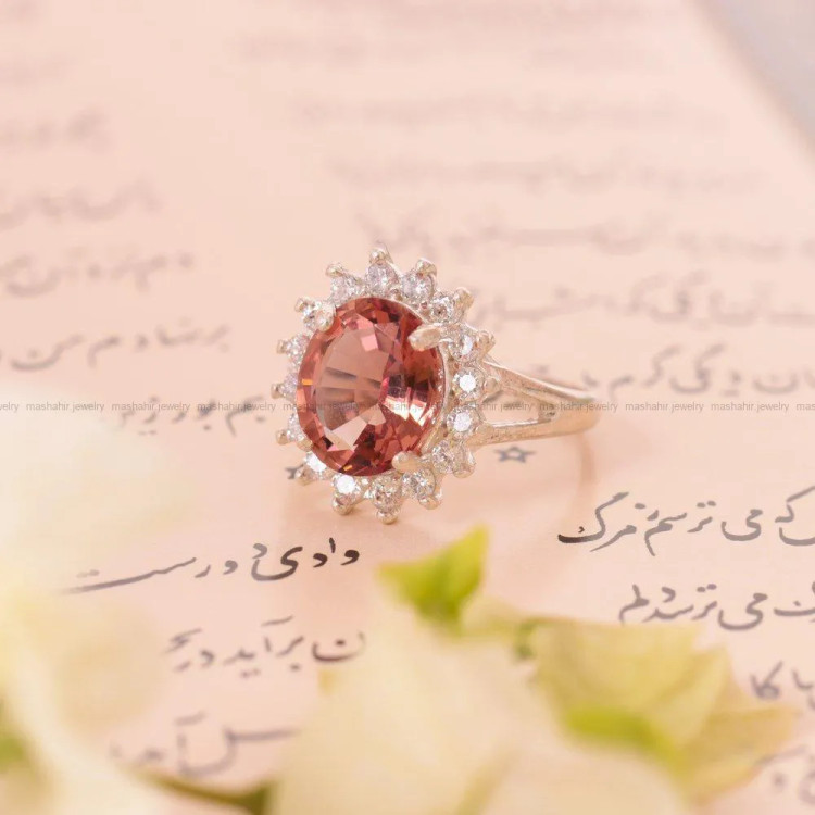 انگشتر الکساندریت زنانه کد 1650