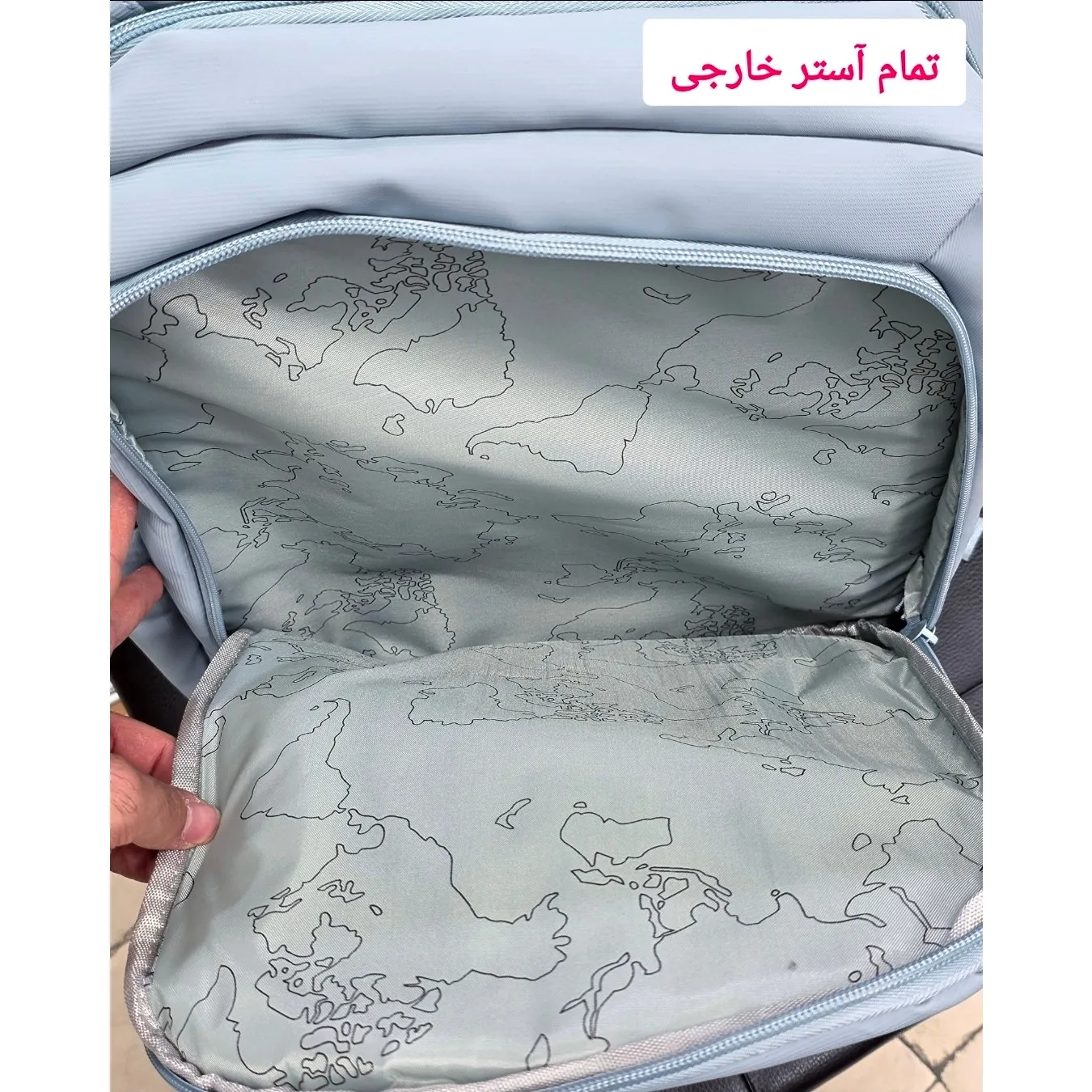 کوله پشتی پاستیلی اسپرت پریزیدنت وارداتی ضد خش جادار با محفظه لپ تاپ