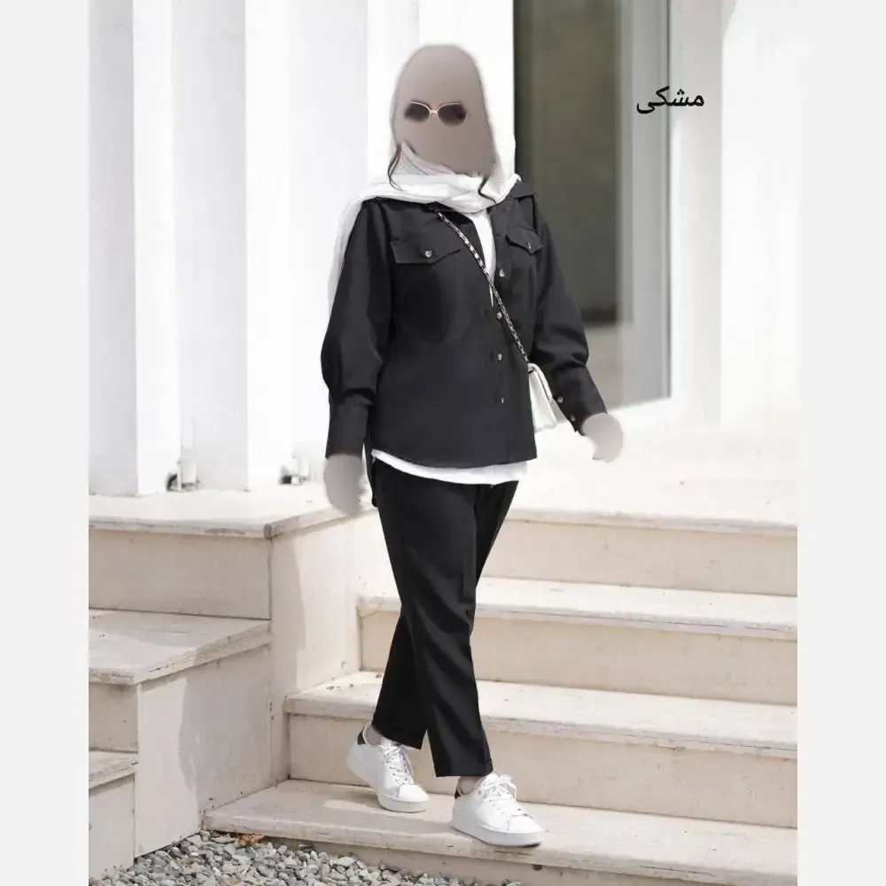 ست سه تیکه زنانه مدل مریم جنس پرشین مکانیک و داکرون فری سایز
