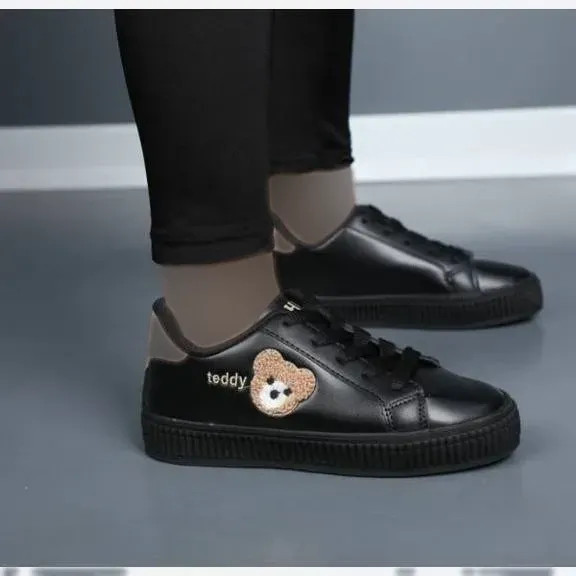 ونس تدی زیره پلیمر سبک راحت پاخور شیک قالب استاندارد زنانه مشکی کرمی سایز 37 تا 40
