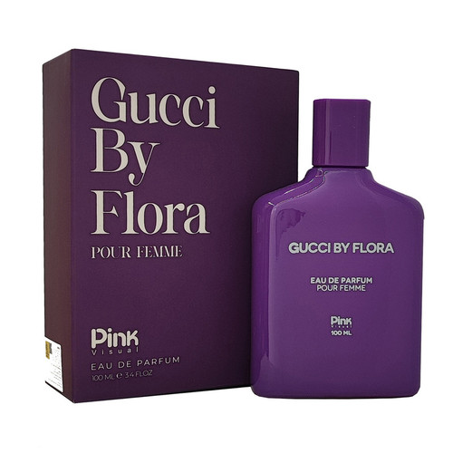 ادوپرفیوم زنانه پینک ویژوآل مدل Cucci by Flora با رایحه گرم حجم 100 میلیلیتر