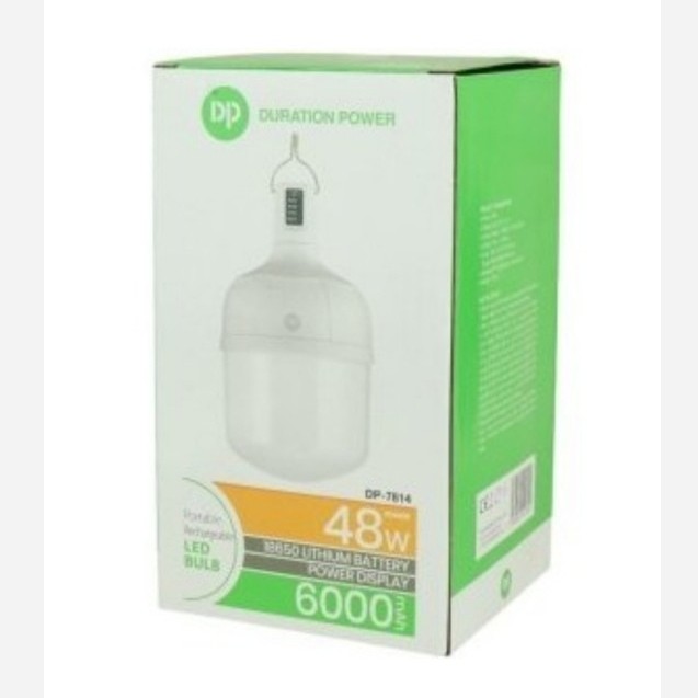 لامپ شارژی کمپینگ 48 وات دی پی DP-7814 چراغ روشنایی اضطراری آویزی 7814 ( گناوه مارکت )