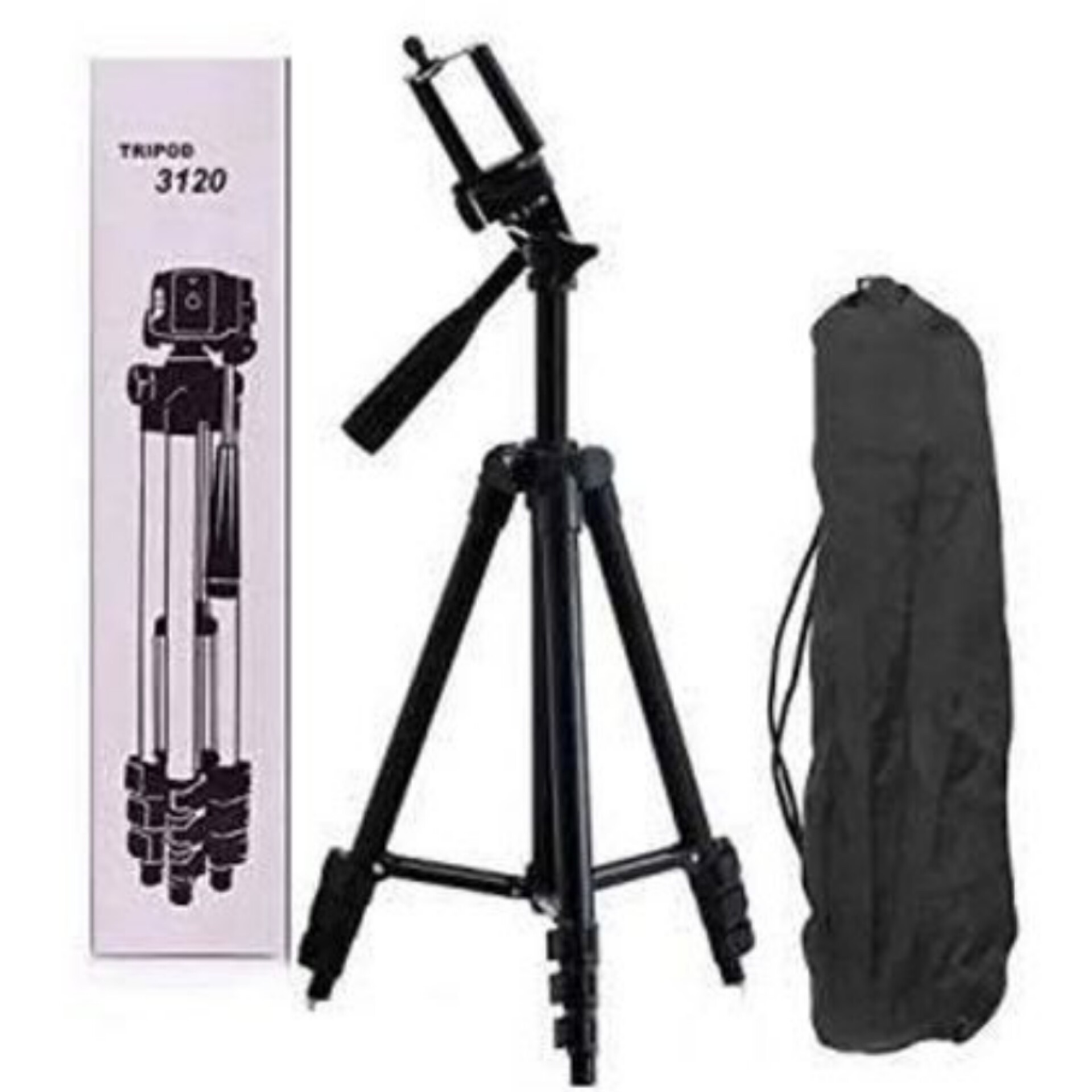 سه پایه گوشی و دوربین 3120 و 3110 تریپاد tripod(پایه نگهدارنده دوربین موبایل فیلم برداری عکاسی همسفر منوپاد طرح و مدل)