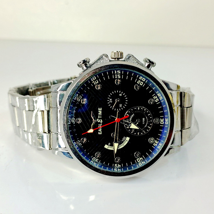 ساعت مردانه مردونه مچی عقربه ای ایگل تایم بند و بدنه فلزی پسرانه پسرونه دخترانه دخترونه زنانه زنونه، در طرح و رنگ مختلف