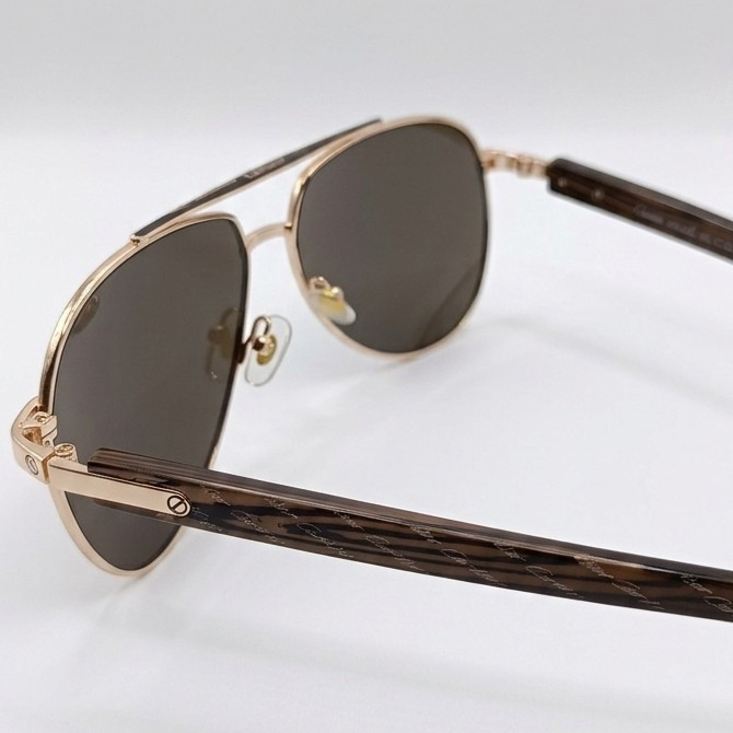 عینک دودی کارتیر طرح ریبن cartier مردانه شیشه