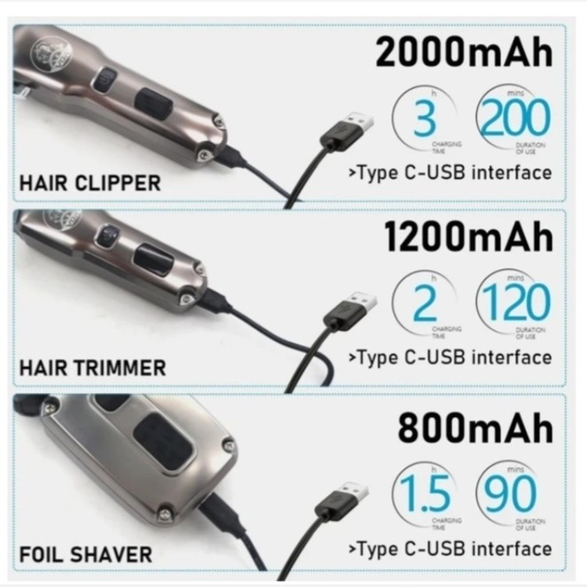ماشین اصلاح 3 قلو وی جی ار مدل V-675s3