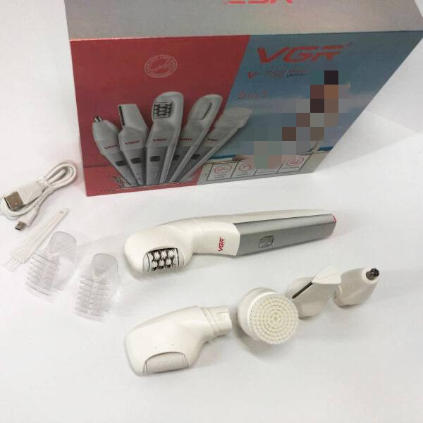 ست اپیلاتور 5 کاره وی جی آر مدل V-752 مناسب اصلاح بدن