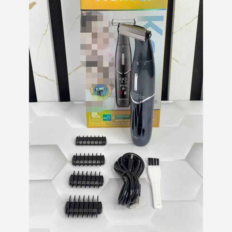 ماشین اصلاح بدن و صورت کیمی مدل Kemei KM