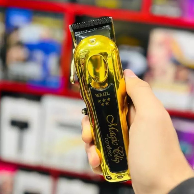 تخفیف ویژه ماشین اصلاح وال مجیک کلیپ گلد بی سیم اصل WAHL MAGIC CLIP CORDLLESS GOLD