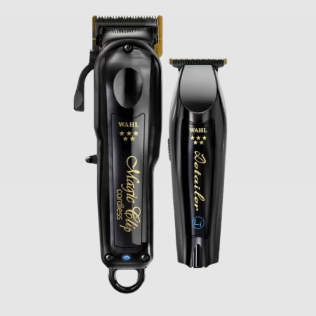 ست ماشین اصلاح وال باربر کمبو خط زن ،صفر زن حجم زن ست بسیار کاربردی مخصوص ارایشگران ماهر Wahl Barber Combo Cordles