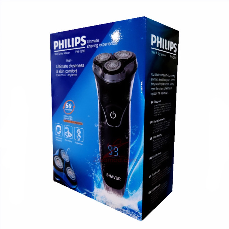 ماشین اصلاح ضد آب موی صورت فیلیپس اصلی مدل PH-1290