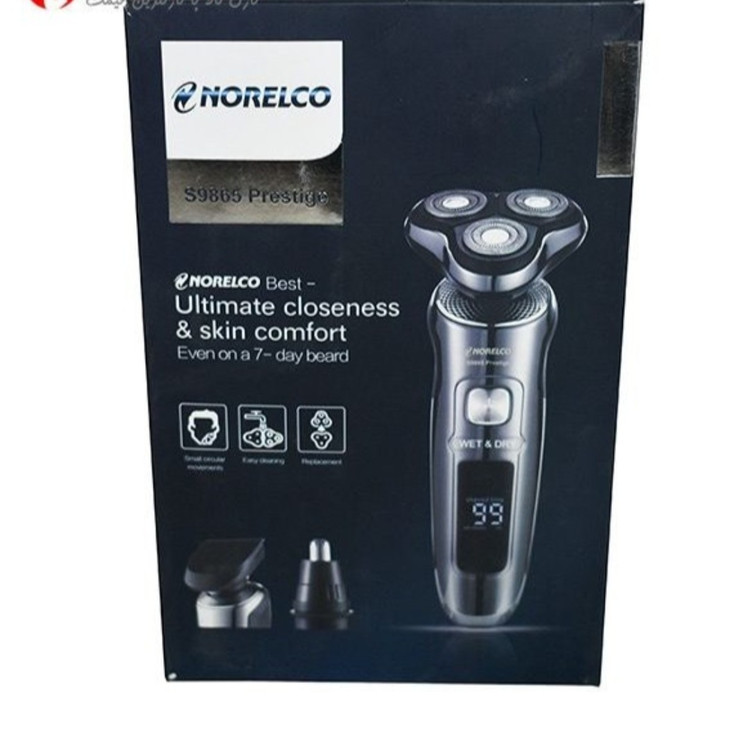 ماشین اصلاح سه کاره نورلکو مدل NORELCO S9865 PRESTIGE اورجینال