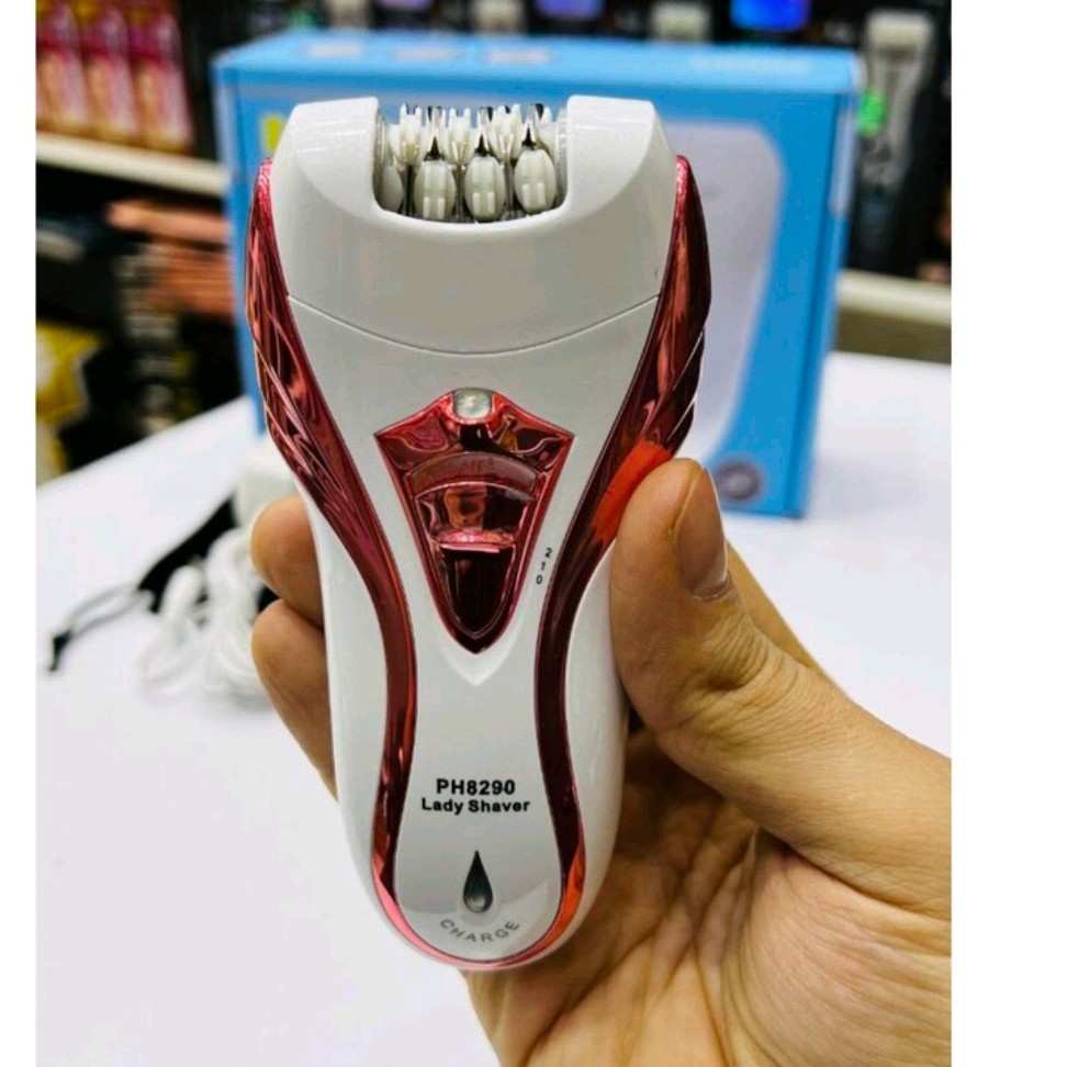 اپیلیدی حرفه ای سه کاره فیلیپس (موکن،شیور و موزن،سنگ پا)چراغ دار اورجینال و کیفیت عالی