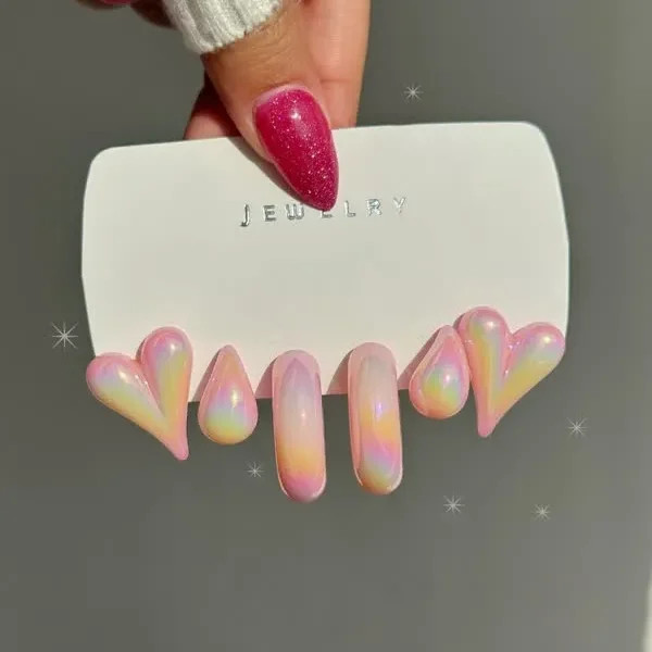 پک گوشواره آبنباتی صورتی
