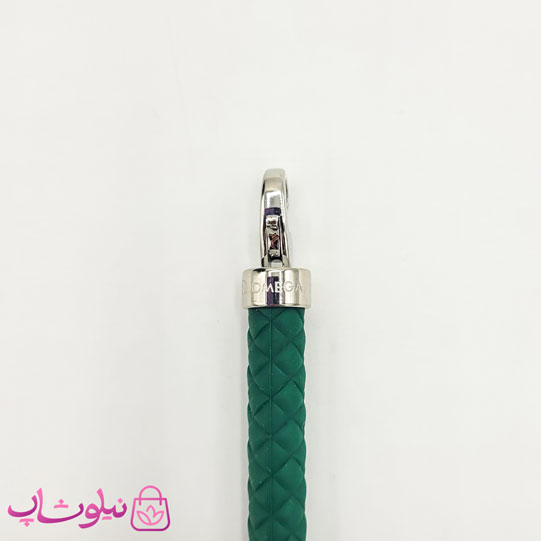 دستبند امگا رابر سبز تیره مردانه زنانه کیفیت مستر کد 1100