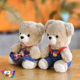 عروسک خرس زوجی لباس لی