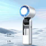 پنکه شارژی مدل سرمایش دار کد K-801 ظرفیت 4000 میلی آمپر ساعت