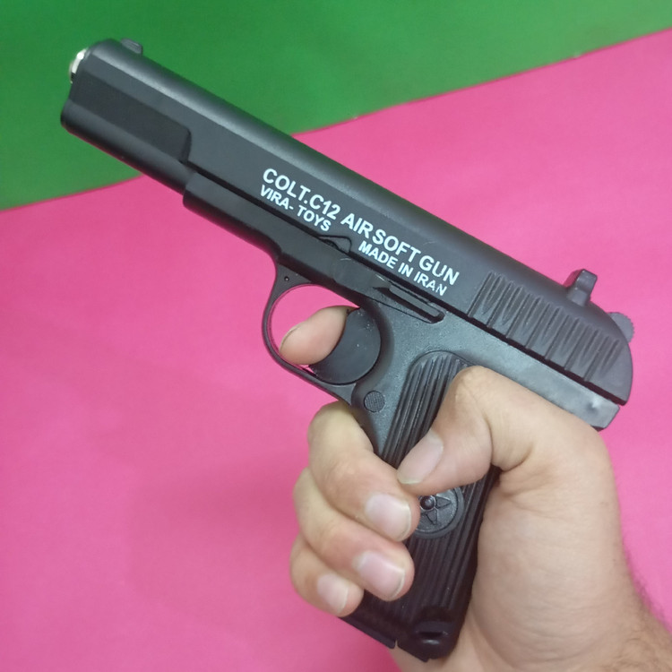 کلت فلزی c12 تفنگ ساچمه ای کادویی