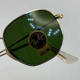 عینک ریبن هگزونال شیشه سنگ سیز فریم طلایی به همراه پک کامل ریبن کد Rayban RB 3548 (ارسال رایگان)