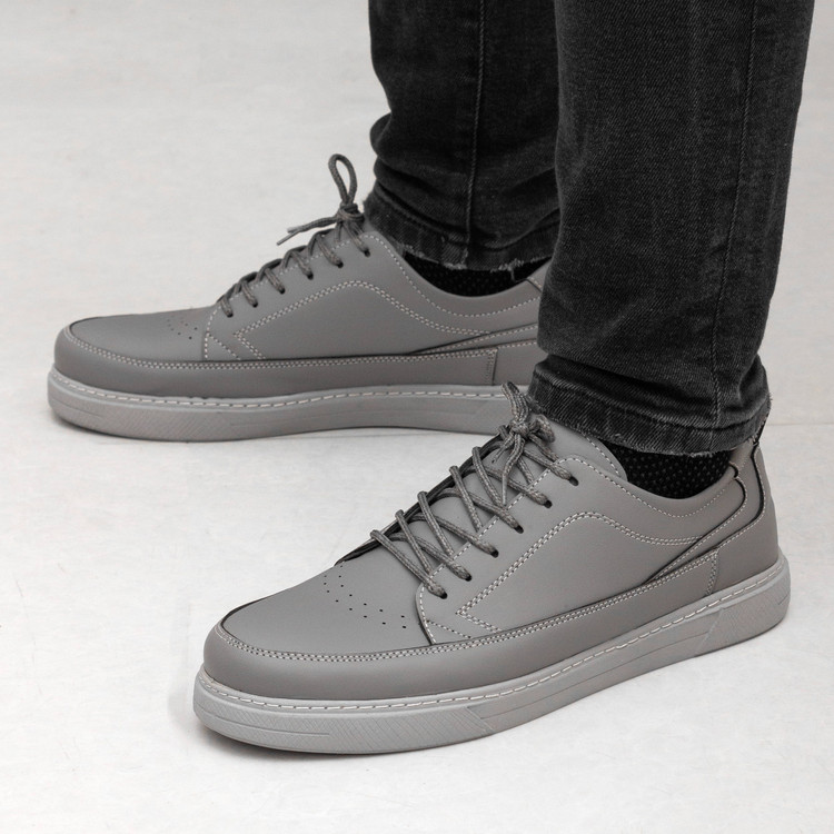 کفش اسپرت مردانه بندی مدل میلان رنگ طوسی (پس کرایه)