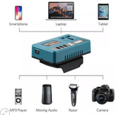اینورتر شارژی چندمنظوره ( وارداتی ) مدل intelligent inverter converter دارای چراغ قوه ایکس