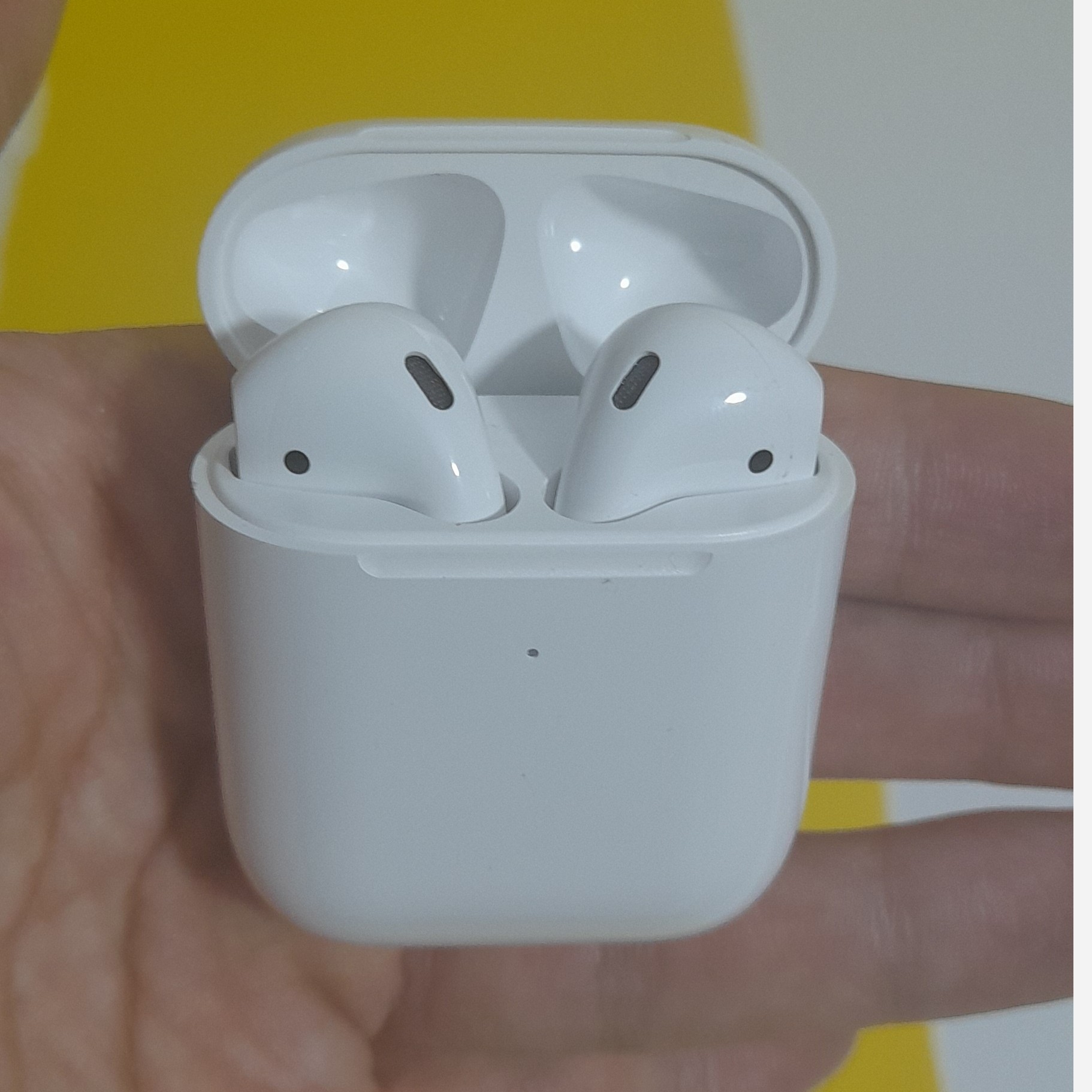ایرپاد اپل سری Airpods 2 آمریکا بالاترین کیفیت بازار Anc دار گارانتی دبی فروش به قیمت پارسال ایکس