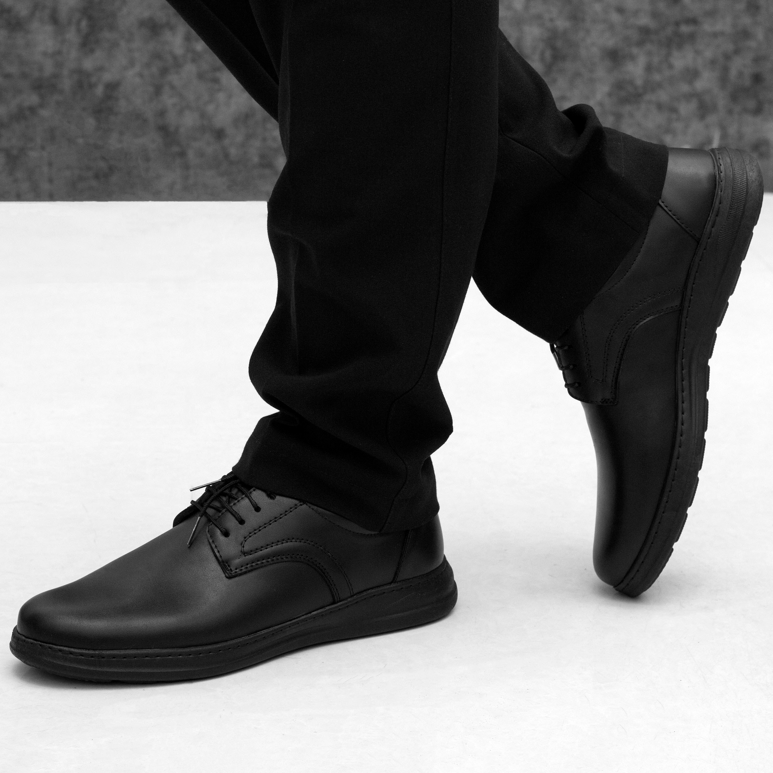 کفش مردانه رسمی بندی مدل اشتاین رنگ مشکی پرفرووش