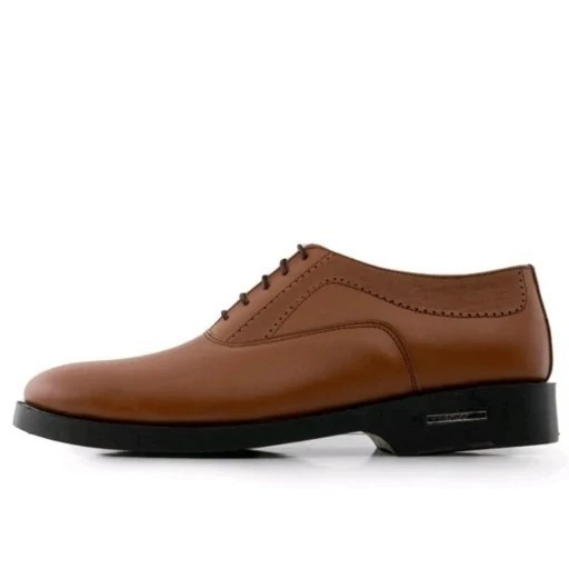 کفش مردانه چرم مجلسی عسلی رسمی اداری پرفرووش