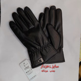 دستکش چرم خزدار مردانه دستکش زمستانی خزدار مردانه دستکش چرم مشکی دستکش خزدار زمس