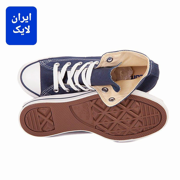 کتانی ال استار ساق بلندسایز نوجوان دخترانه و پسرانه سایز37تا40 سرمه ای و مشکی کتانی اسپرت الستار ساق بلند