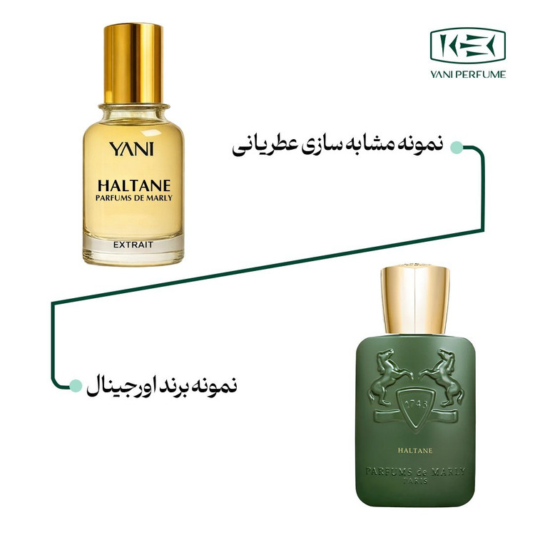 عطر مارلی هالتین با رایحه گرم حجم 50 میلی لیتر از برند عطریانی