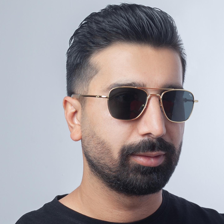 خلبانی عینک AO شیشه سنگ